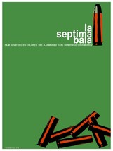 5077 La septima bala the 7th bullet 18x24 Poster.Interior Room design.Green Deco - £22.38 GBP