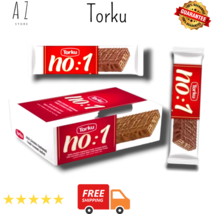 12PCs X 35 Grams Torku No.1 Chocolate Milk Cream Wafer توركو شوكولاتة نم... - $29.40