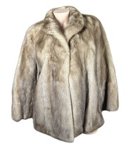 Mink Genuine Fur Coat Koslows Fort Worth Vintage Light Brown Lined Women... - $326.69