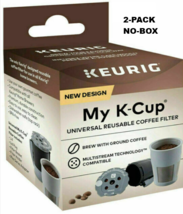 Keurig My K-Cup Universal Reusable Filter MultiStream Technology (2-Pack) NO BOX - £10.27 GBP
