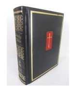 1970 Holy Bible Illustrated Living Word Edition NAB Black Leather Bound ... - $19.75