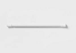 Room Essentials Shower Stall Tension Rod-White Finish 24-40in L - $15.72