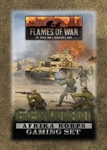 German Afrika Korps Tin (x20 Tokens, x2 Objectives, x16 Dice) Flames of War - £32.94 GBP