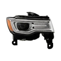 Headlight For 2017-2021 Jeep Grand Cherokee Right Side Chrome Housing HID Xenon - £584.38 GBP