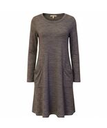 Versatile Cute Grey Knit Dress Medium - €33,15 EUR