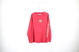 Vintage 90s Ocean Pacific OP Mens Medium Thrashed Spell Out Long Sleeve T-Shirt - £31.11 GBP