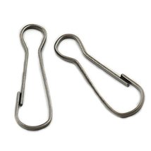 200 Pcs 1&quot; 25mm Spring Hooks Metal Snap Clip Lanyard Package Zipper Pull... - $7.83