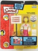 The Simpsons World Of Springfield 2004 MISS HOOVER Series 14 Playmates w Glasses - $18.66