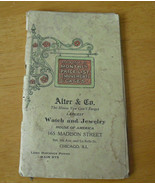 Vintage 1916 Booklet Alter & Co Watch and Jewelry Monthly Price List Mvmt Cases - £23.00 GBP