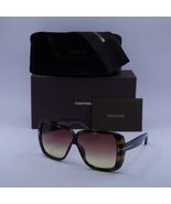 Tom Ford FT1037 52Z Shiny Dark Havana/Violet Gradient 61-5-135 Sunglasse... - $203.83