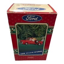 Enesco &#39;56 Ford F100 Truckin Santa Christmas Ornament in Box Limited Edition - £13.52 GBP
