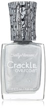 Sally Hansen Crackle Overcoat Nail Polish, Fractured Foil, 0.4 Fluid Ounce - £9.49 GBP