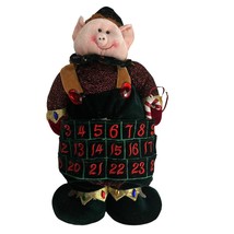 santas best advent calender christmas countdown free standing pig Fairy plush - £17.80 GBP