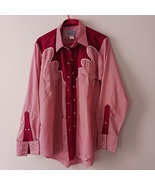 Mens Vintage Western Cowboy Shirt Rockmount Ranch Wear 16.5 35 Denver Ma... - £35.55 GBP