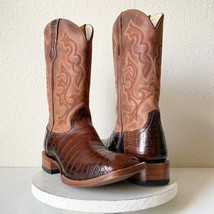 NEW Lane Capitan Mens Cowboy Boots 10 EE Socorro Nile Crocodile Exotic Leather - £472.32 GBP