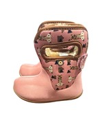 Bogs kids waterproof pull on rainboots toddler/little kids size 7 pink g... - $32.48 CAD