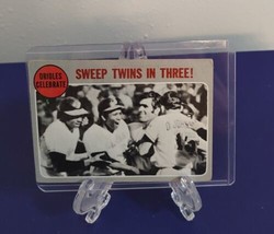 1970 Topps Baseball #202 - Orioles Celebrate | Sweep Twins in Three! - $5.00