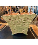 Antique Ceramic Fan-Shaped Chopstick Holder w/ Certificate, Late 19th Ce... - $1,548.46 MXN