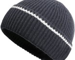 The Clape Trawler Beanie Watch Hat Roll-Up Edge Skullcap Warm Knitted Ri... - $30.99