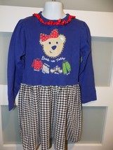 Vintage Buster Brown Dress Up Teddy Long Sleeve Dress Size 6 Girl&#39;s - $18.40