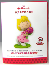 Peanuts Sally&#39;s Spring Bouquet 2014 Hallmark Christmas Holiday Ornament NIB - £9.69 GBP