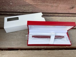 Vtg Sheaffer Imperial Red Pen Set W/ Roller Ball Refill Nib #2331 - £31.10 GBP