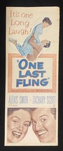 One Last Fling Original Insert Movie Poster 1949 Alexis Smith - £50.33 GBP