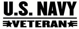 US NAVY VETERAN sticker VINYL DECAL Navy Eagle Shield Anchor Military - $6.63+