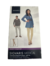 Sigvaris Opaque Crispa Open Toe Thigh Hi Stockings Size XS 20-30 mmHg 86... - £21.92 GBP