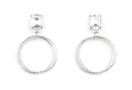 Paparazzi Prismatic Perfection White Post Earrings - New - £3.52 GBP