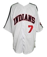 Jake Taylor #7 Major League Movie Button Down Baseball Jersey White Any ... - $54.66 CAD+