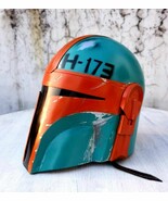 Mandalorian Steel Helmet STARWARS Cosplay Prop Movie Helmet Steel Mandal... - €64,59 EUR