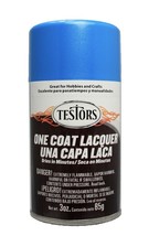 Testors One Coat Lacquer Spray Paint, 1844 Icy Blue, 3 Oz. - £8.61 GBP
