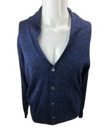 New Peter Millar Men Cardigan Sweater Shawl Silk Linen Wool Medium M MRP... - £78.86 GBP