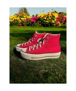 Women&#39;s Hot Pink Converse Hi-tops Sneakers Tennis Shoes Size 6.5 NEW - $56.06