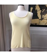NWT Tina Jo Banana Yellow Basic Tank M - $252.10 MXN