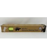 Net Zero Co Set of 2 Silicone Baking Mats Green NEW - €14,67 EUR