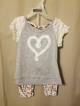 One Step Up -  2-Piece Leggings Set Outfit Size 12M      IR9 - $8.80