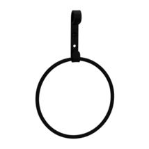 Village Wrought Iron Plain Towel Ring Towel Rack - £15.68 GBP