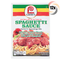 12x Packets Lawry's Extra Rich & Thick Spaghetti Sauce Seasoning Mix | 1.42oz - $33.85