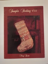 Mary Beale Christmas Sampler Stocking VIII Pattern Leaflet OOP 1989 Vintage - £11.35 GBP