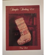 Mary Beale Christmas Sampler Stocking VIII Pattern Leaflet OOP 1989 Vintage - £11.17 GBP