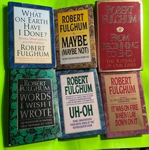Lot of 6 Vintage Books by Robert Fulghum: What On Earth Have I Done; … (... - $440.20 MXN
