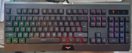 Havit KB858L LED Rainbow Backlit Mechanical Gaming Keyboard - US Layout - $32.66