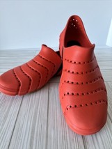 Sperry Shoes Men/Womens Water Shoes Strider Orange Rubber Slip On Men 9 Women 10 - £9.80 GBP