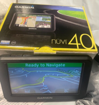 Garmin Nuvi 40LM 4.3&quot; Portable GPS Navigator Lifetime Maps - £16.63 GBP