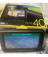 Garmin Nuvi 40LM 4.3&quot; Portable GPS Navigator Lifetime Maps - £16.58 GBP