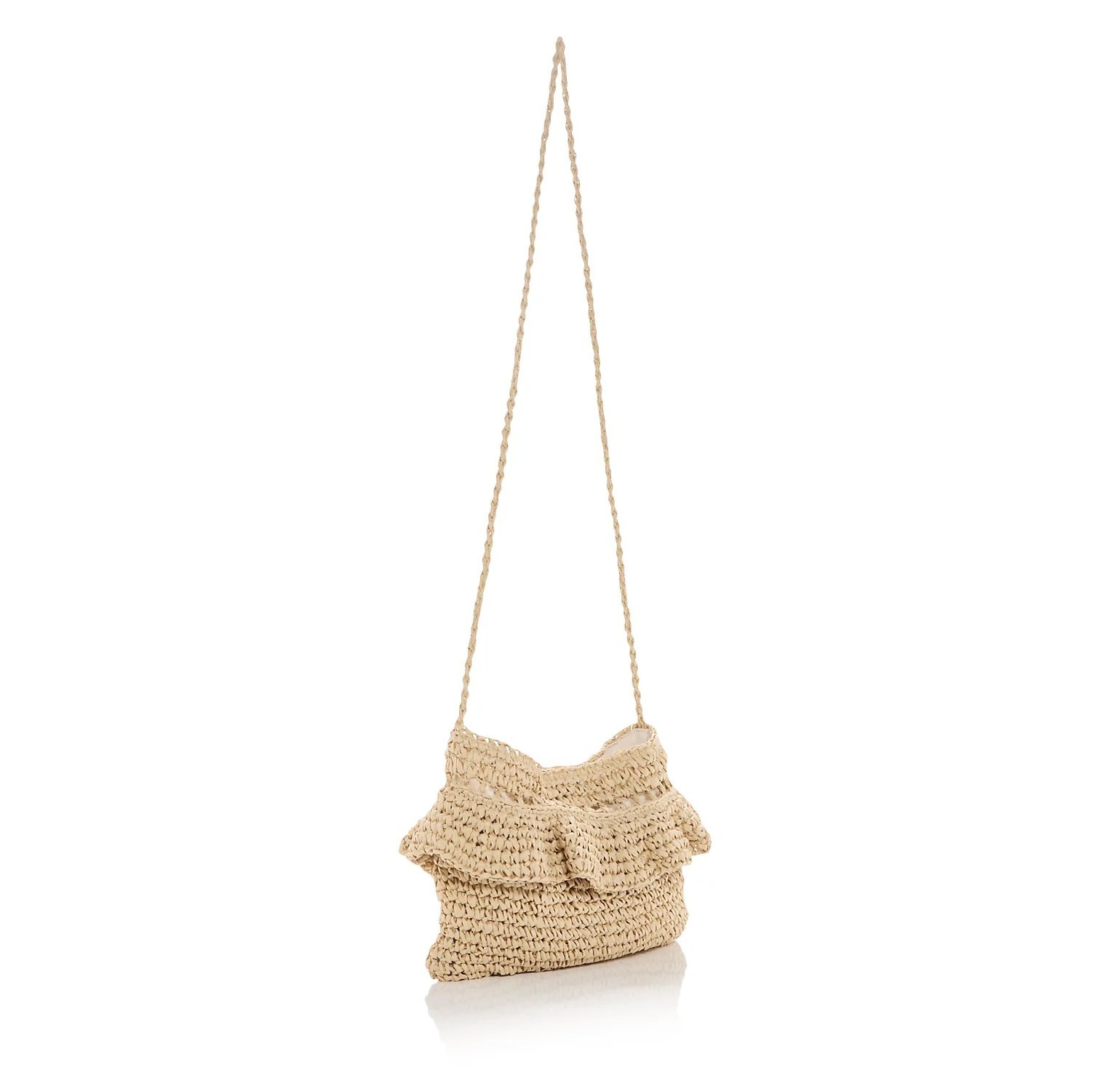 Aqua Gypsy Raffia Clutch - Natural Item image 3