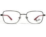 Ray-Ban RB1036 4008 Kids Glasses Frames Red Silver Full Square Edge-
sho... - $32.22