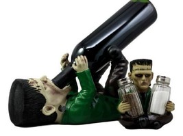 Dr Victor Frankenstein Wine Holder And Salt Pepper Shakers Holder Figuri... - £40.61 GBP